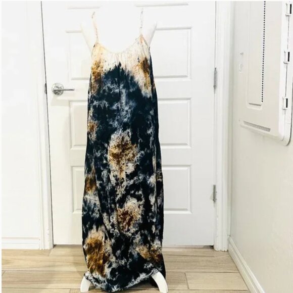 NATION LTD TIE DYE MAXI DRESS MEDIUM - Picture 2 of 4